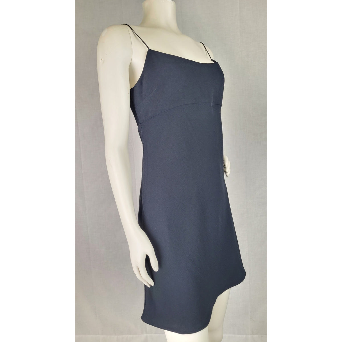 Aritzia Wilfred Foxley Black Crepe Mini Dress Sz 8 NWT