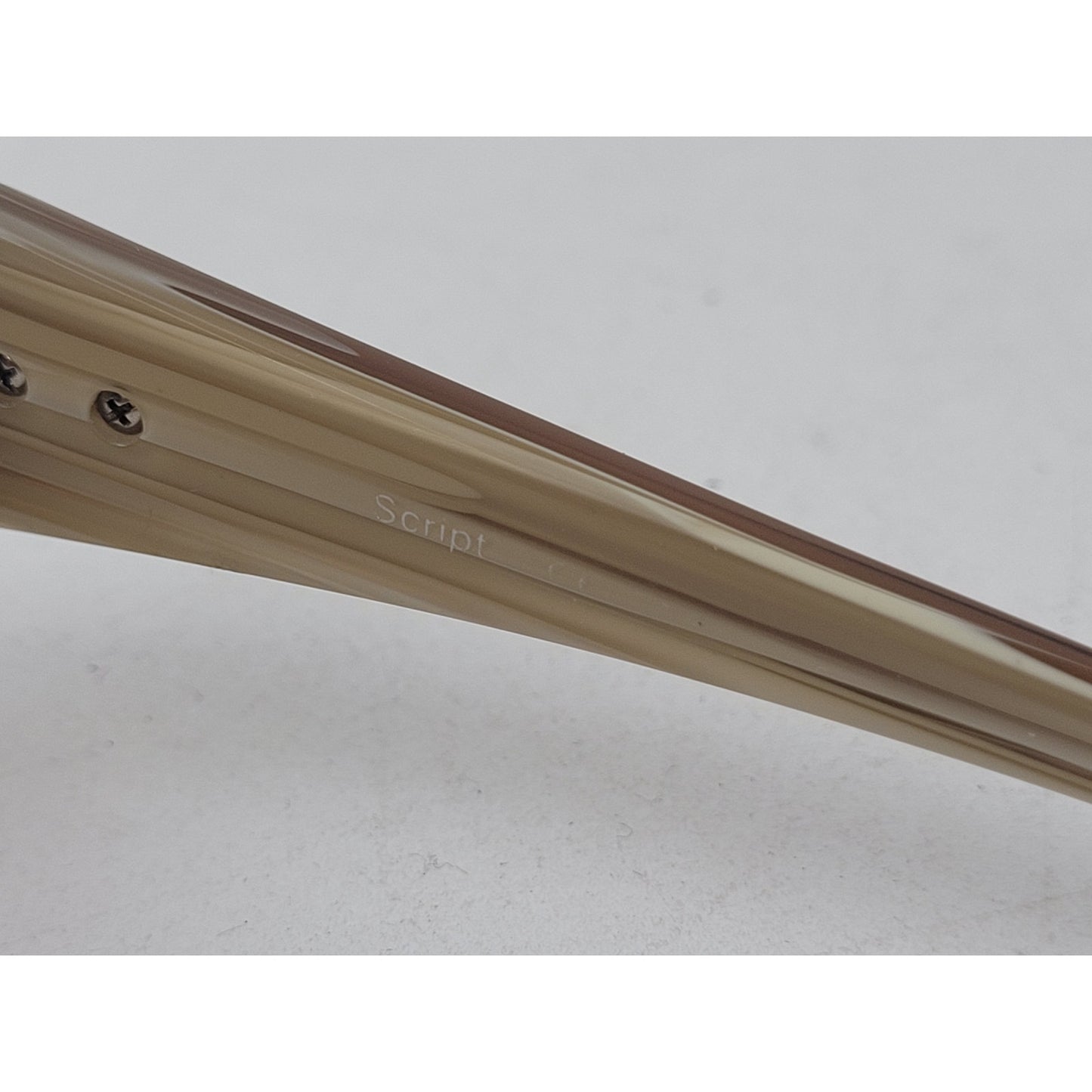 Y2K Oakley Script Bronze Gradient Women's Sunglasses with Case