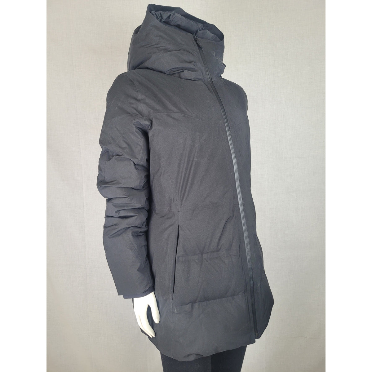 Lululemon Black Sleet Street Jacket Goose Down Puffer Women's Sz 10