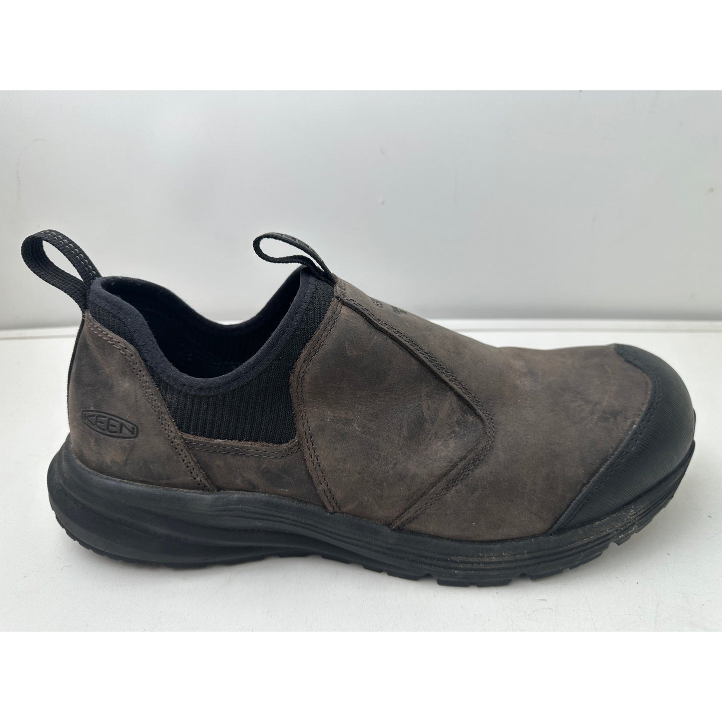 KEEN Utility Vista Energy+ Shift ESD Carbon Fiber Toe Slip-On Work Shoes Men's Sz 11.5