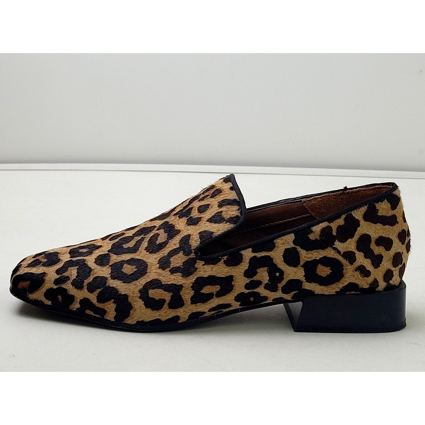 Franco Sarto Leopard Print Loafers Women's Sz 8.5