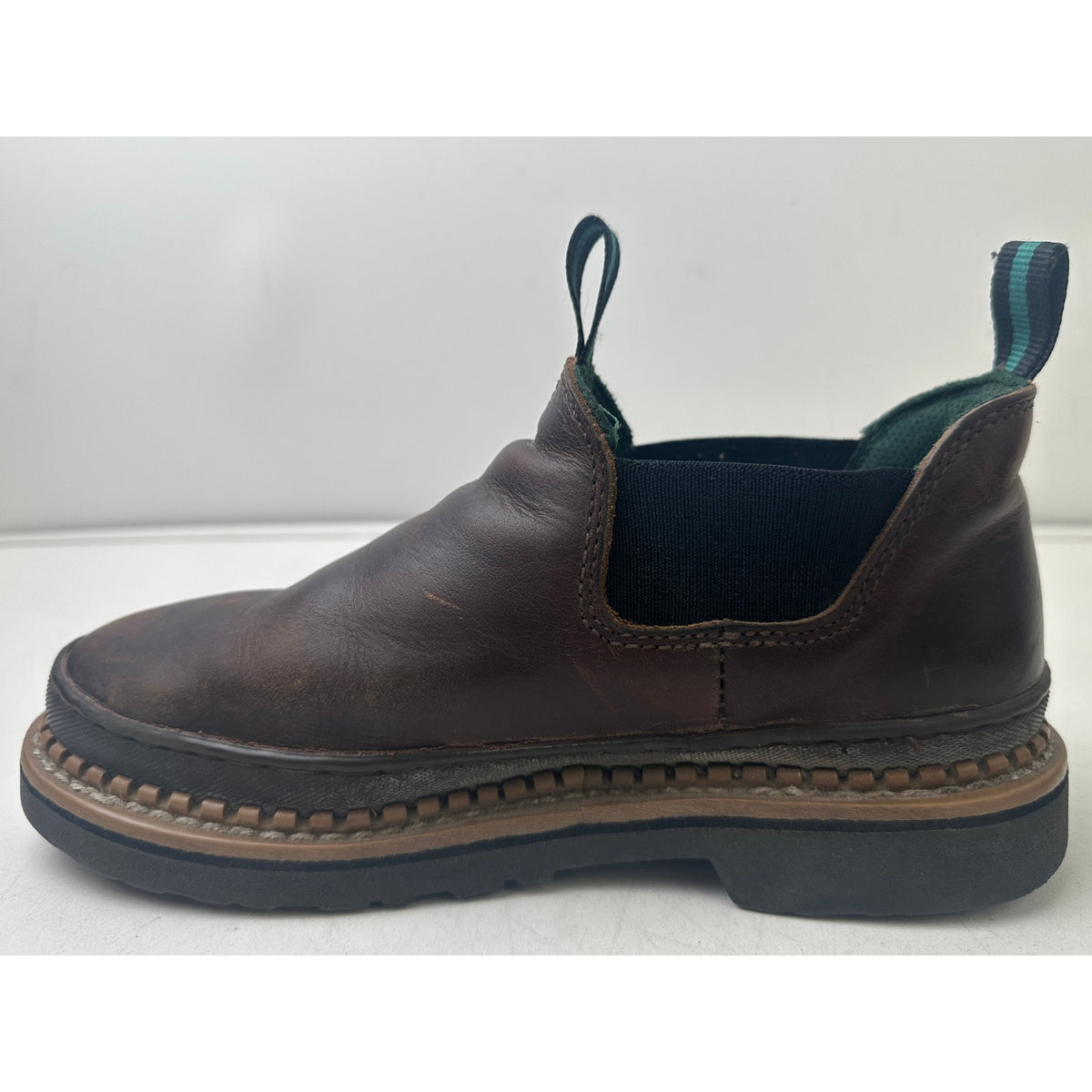 Georgia Giant Romeo Pull-On Brown Work Shoes Women's Sz 7.5