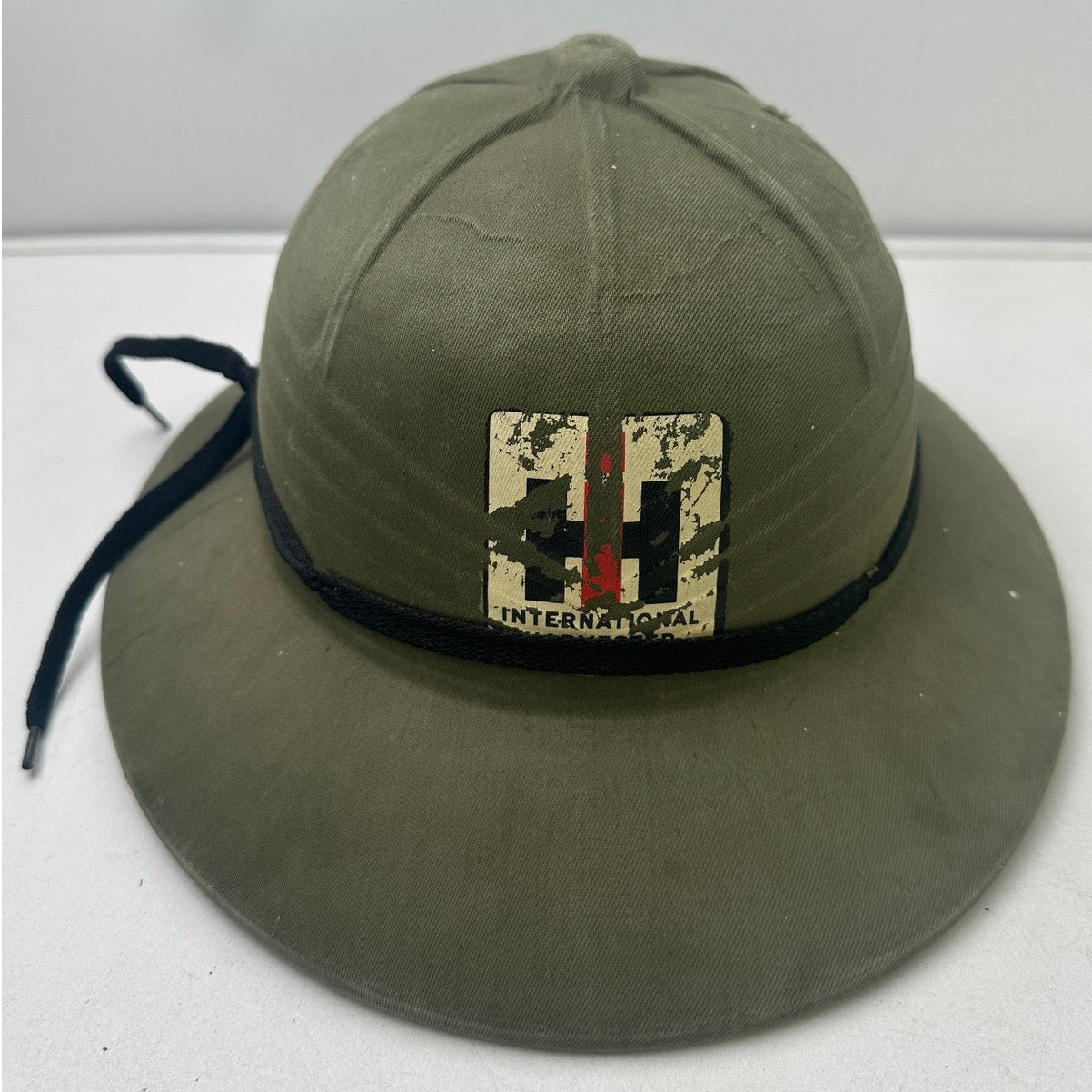 WWII Era Vintage Hawley Tropper Green Pith Helmet