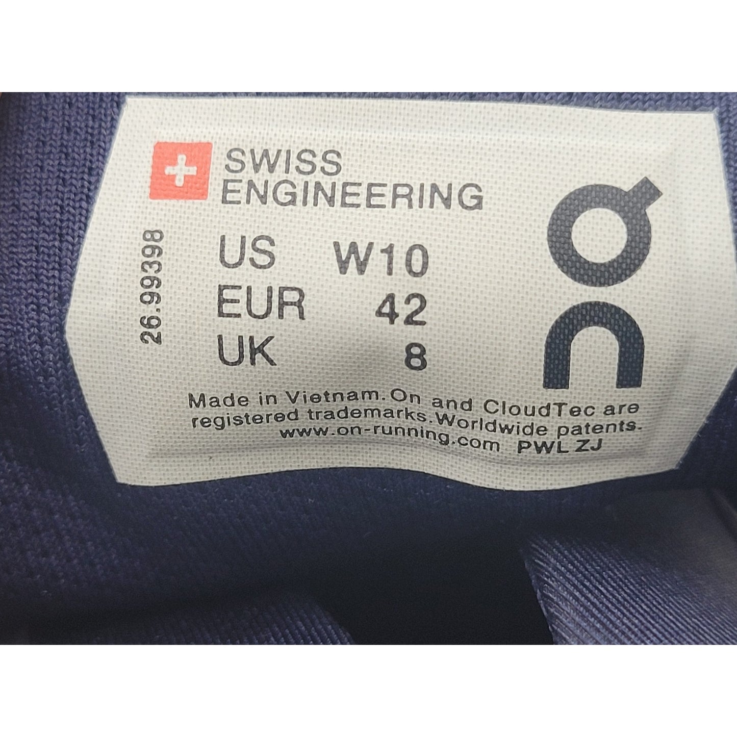On Cloudnova Wrap Sneaker Athletic Running Shoes Women's Sz 10
