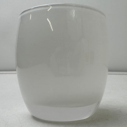 glassybaby Opaque White Hand-Blown Glass Votive Candle Holder