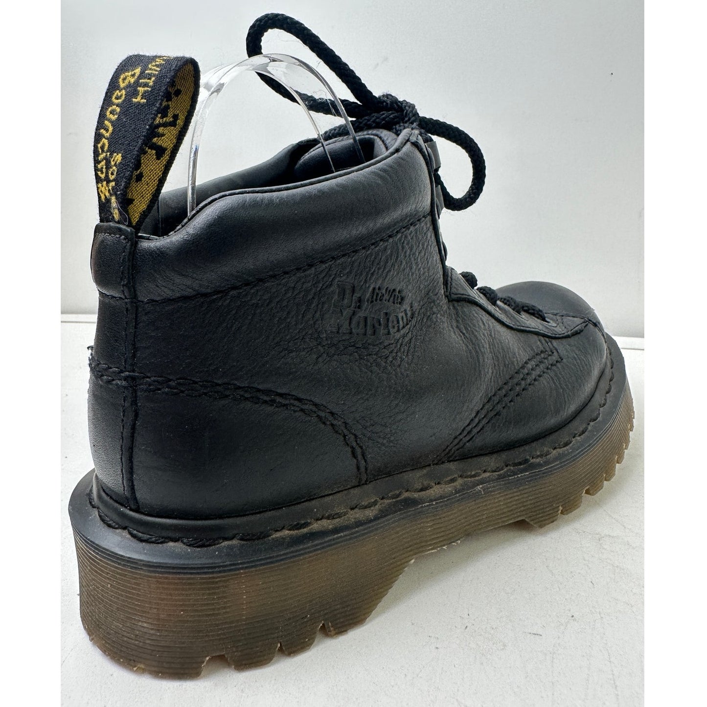 Vintage Dr. Martens Black Leather Chunky Monkey Boots (Women's 9/Men's 8) 41 EUC