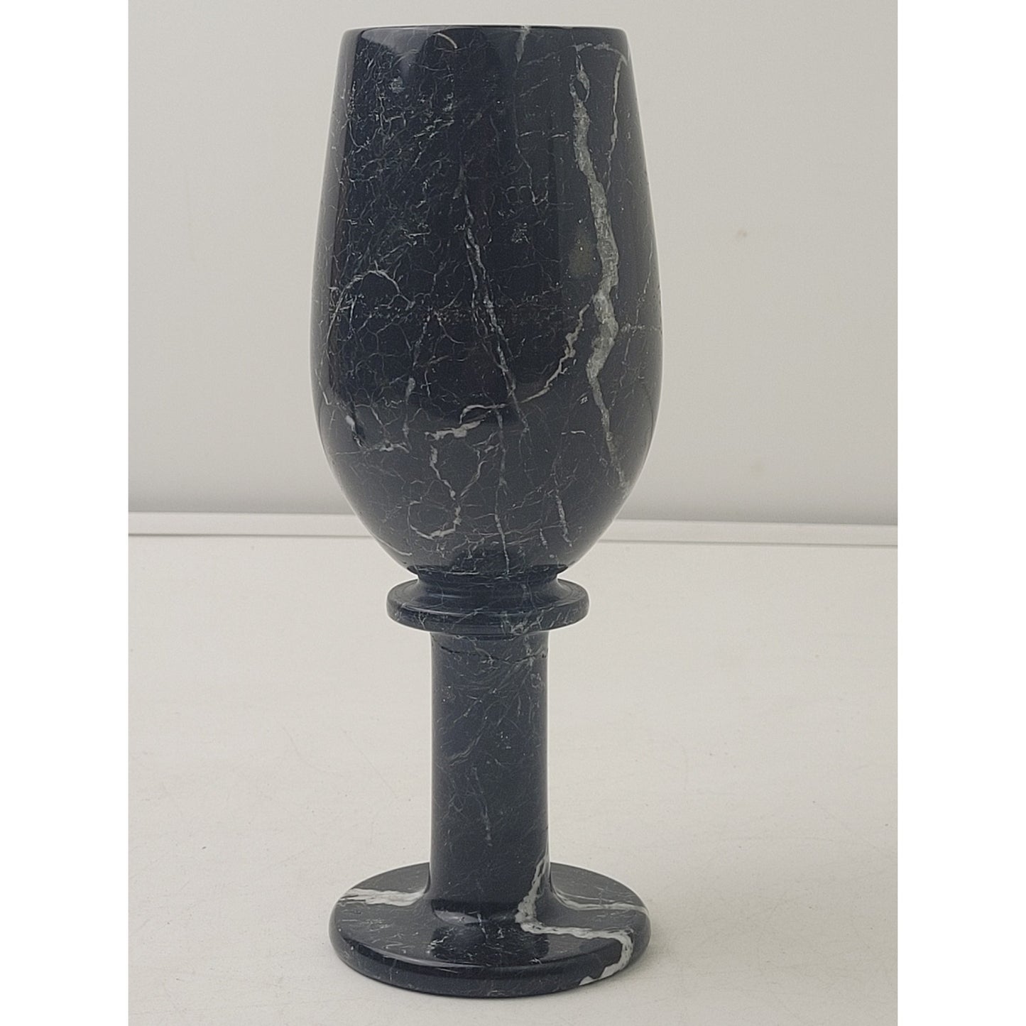 Onyx Goblets Black Marble Wine Glasses