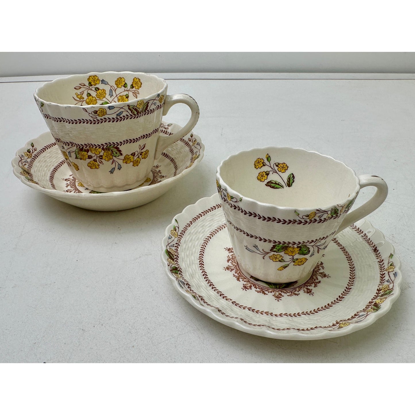Vintage Copeland Spode "Buttercup" China Multi Piece Dinnerware Set