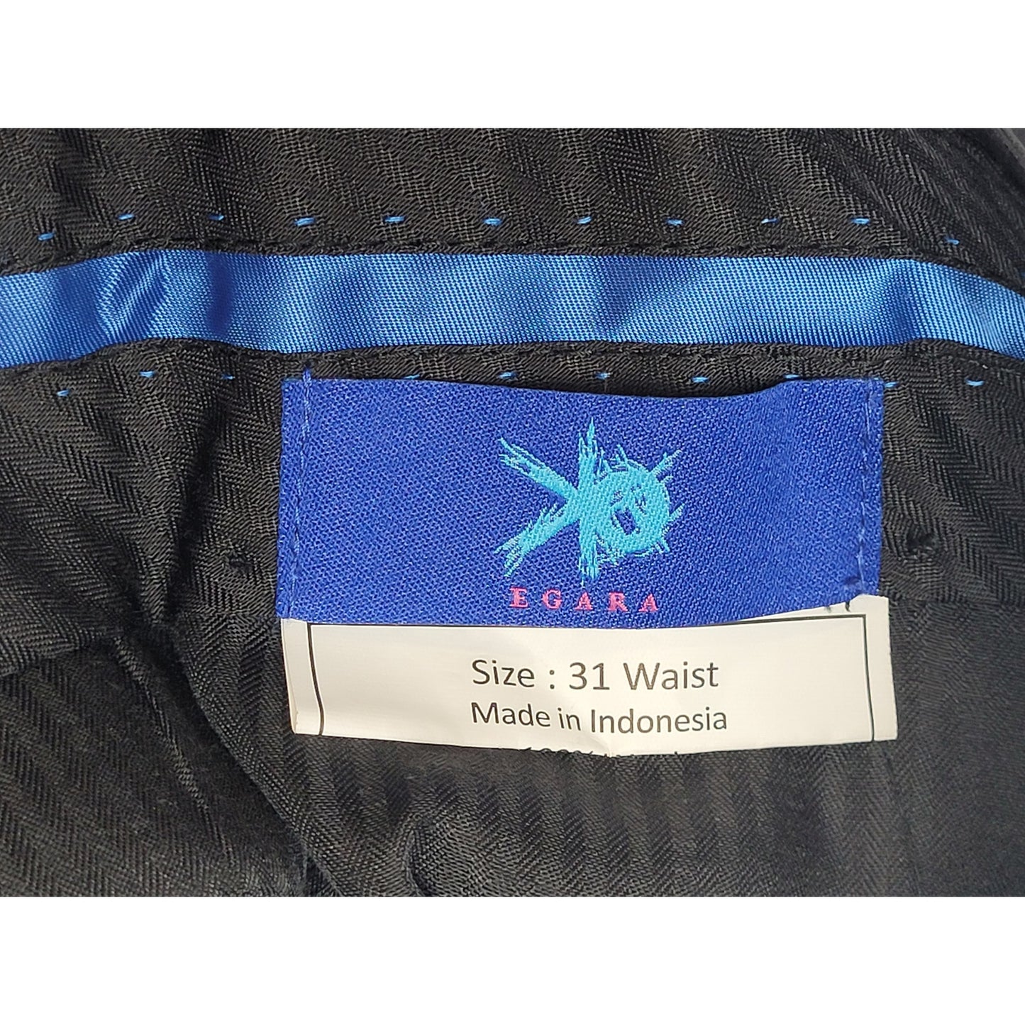 Egara 100% Wool Black Slim Cut Suit Sz 38S Jacket 31 X 28" Pant MSRP: $375 NWT