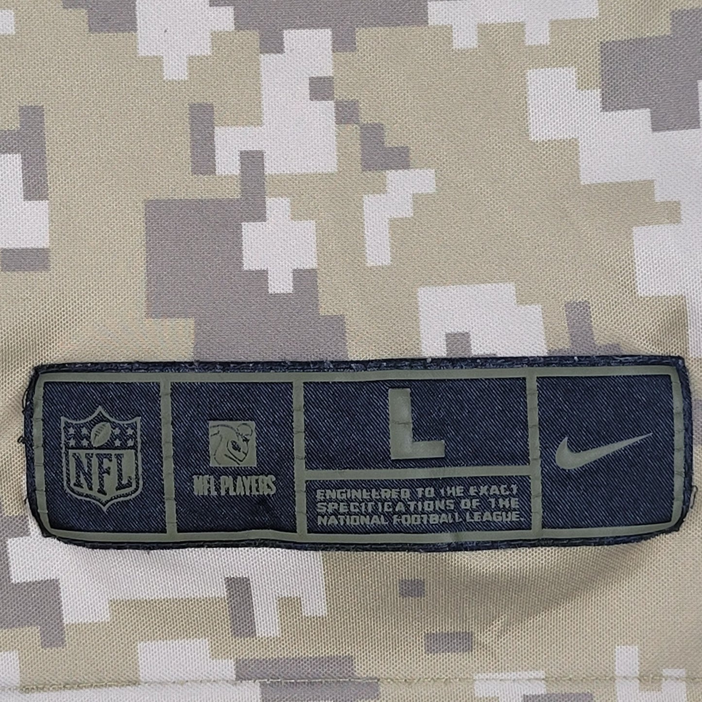 Nike Jersey New England Patriots Tom Brady Camo Salute to Service Men's Sz L