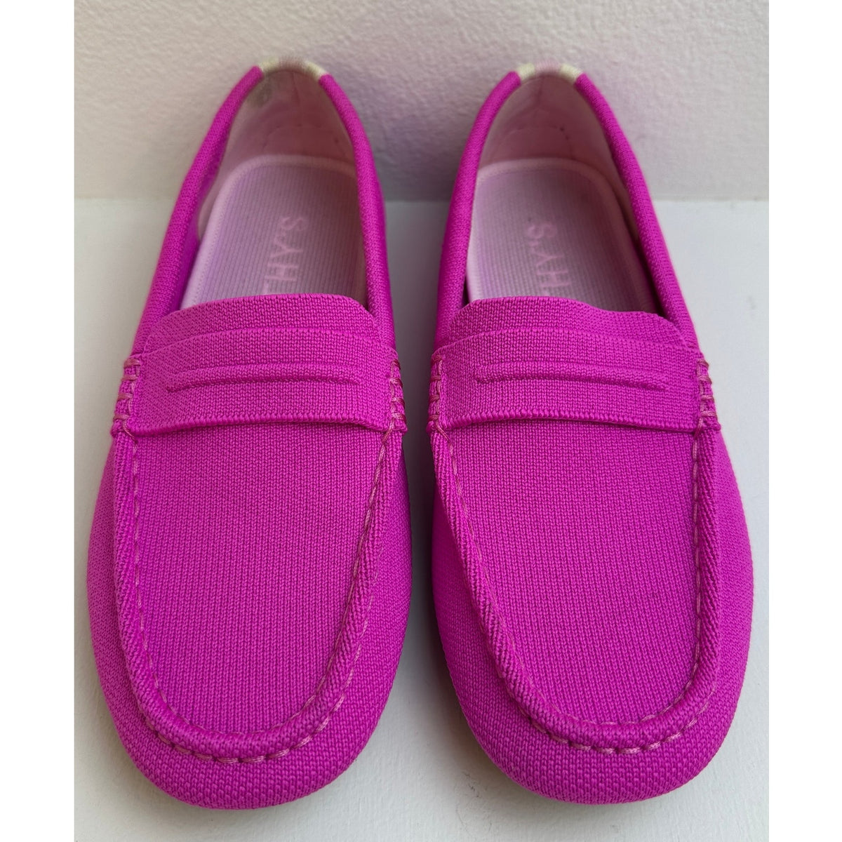 Rothy's The Driver Knit Loafers Pink Snapdragon Women's Sz 7