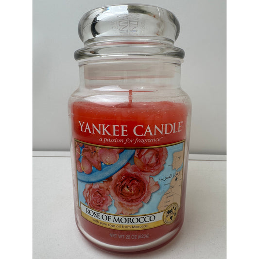 Yankee Candle Retired World Journeys Rose of Morocco Large 22oz