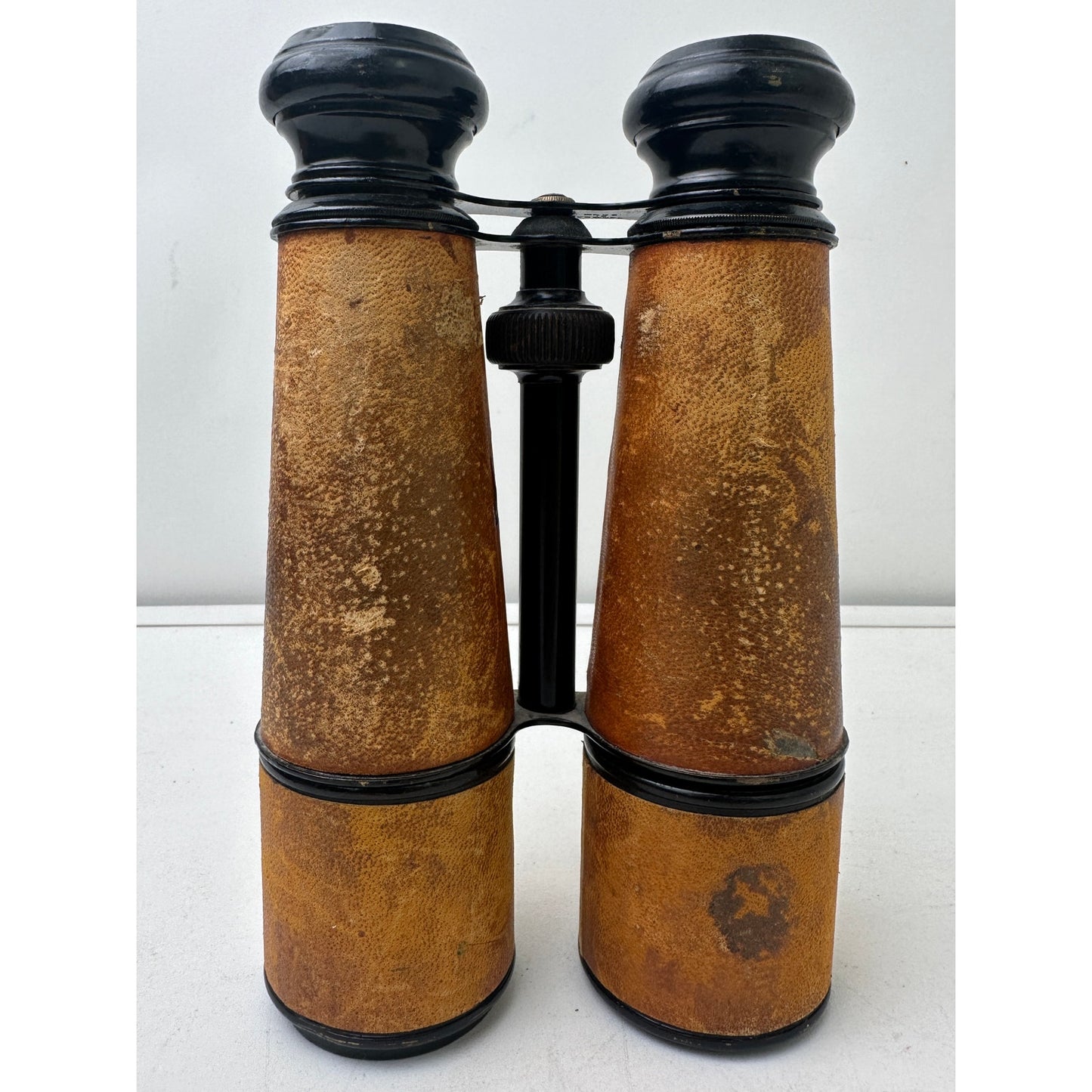 Antique Chevalier Paris Leather Field Binoculars & Theater Glasses