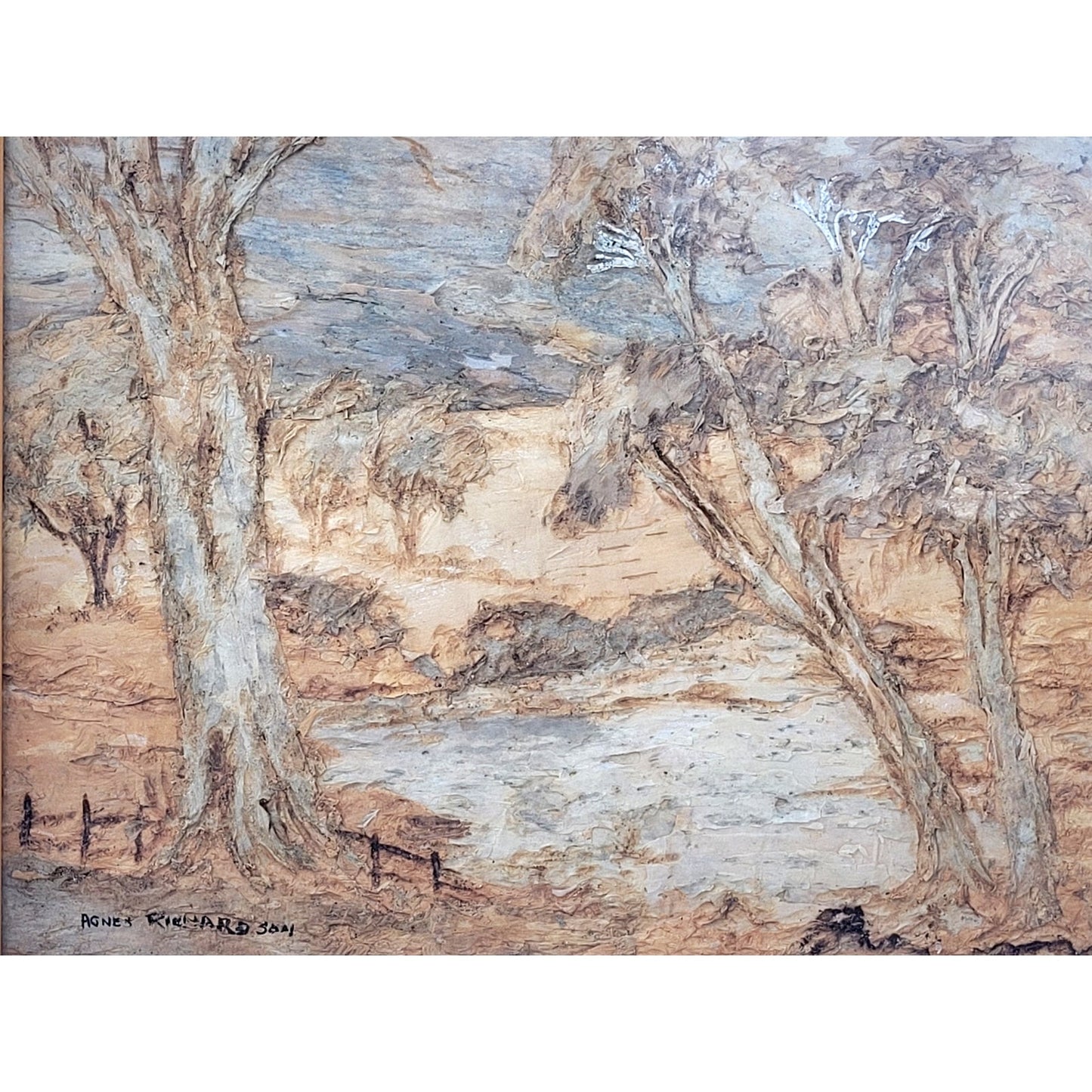 Agnes Richardson Tree Bark Australian Landscape