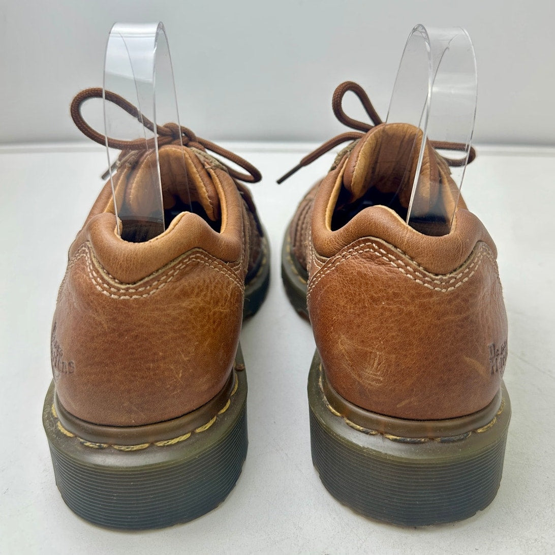 Vintage Dr. Martens Keith Brown Leather Chunky Oxford Shoes Women's Sz 7