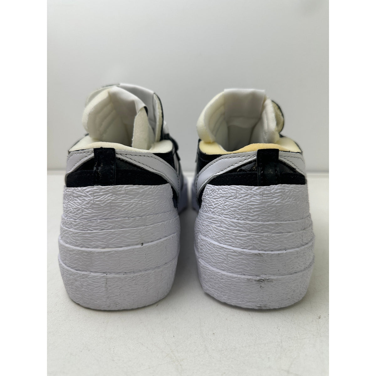 Nike Blazer Low x Sacai Black Patent Leather Sneakers Men's Sz 11
