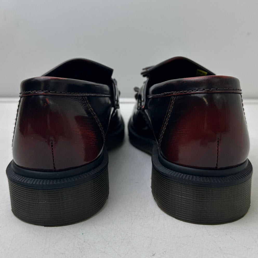 Dr. Martens Adrian Tassel Loafers in Cherry Red Arcadia Women's Sz 7