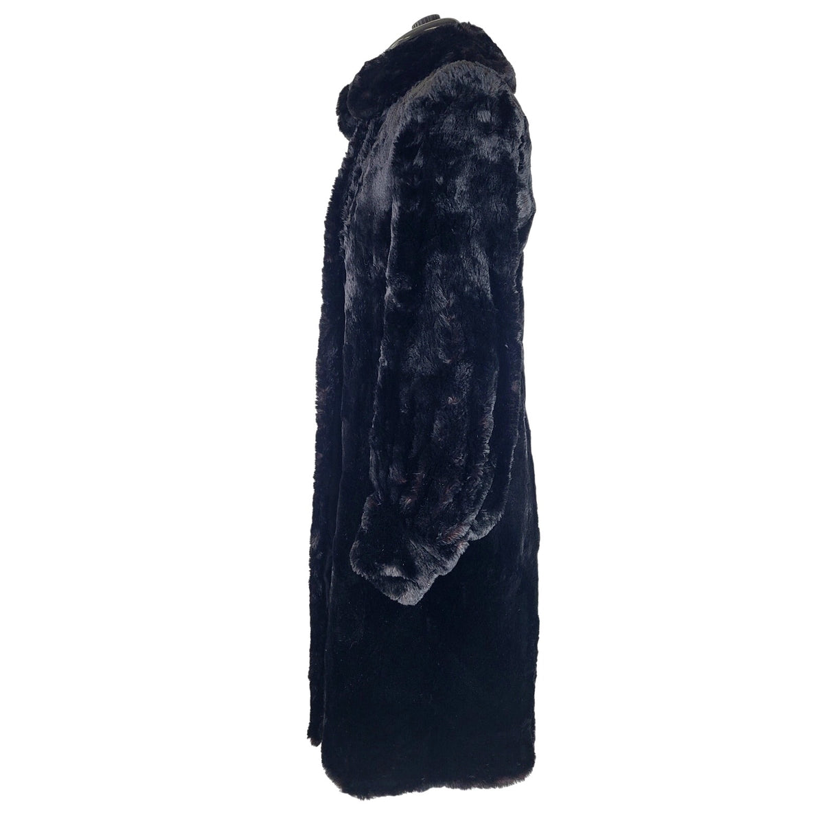 1920s-30s TA Chapman Co. Black Fur Coat Women's Sz XS EUC