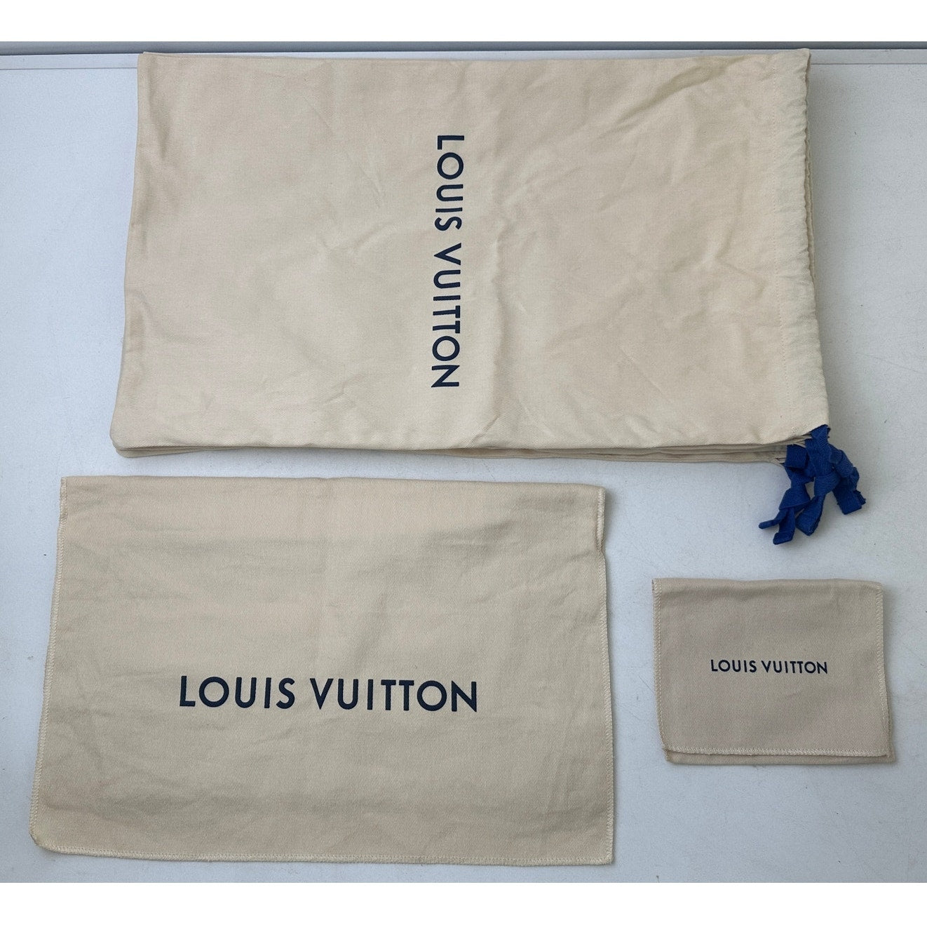 Authentic Louis Vuitton Signature Orange Box & Dust Bag Bundle