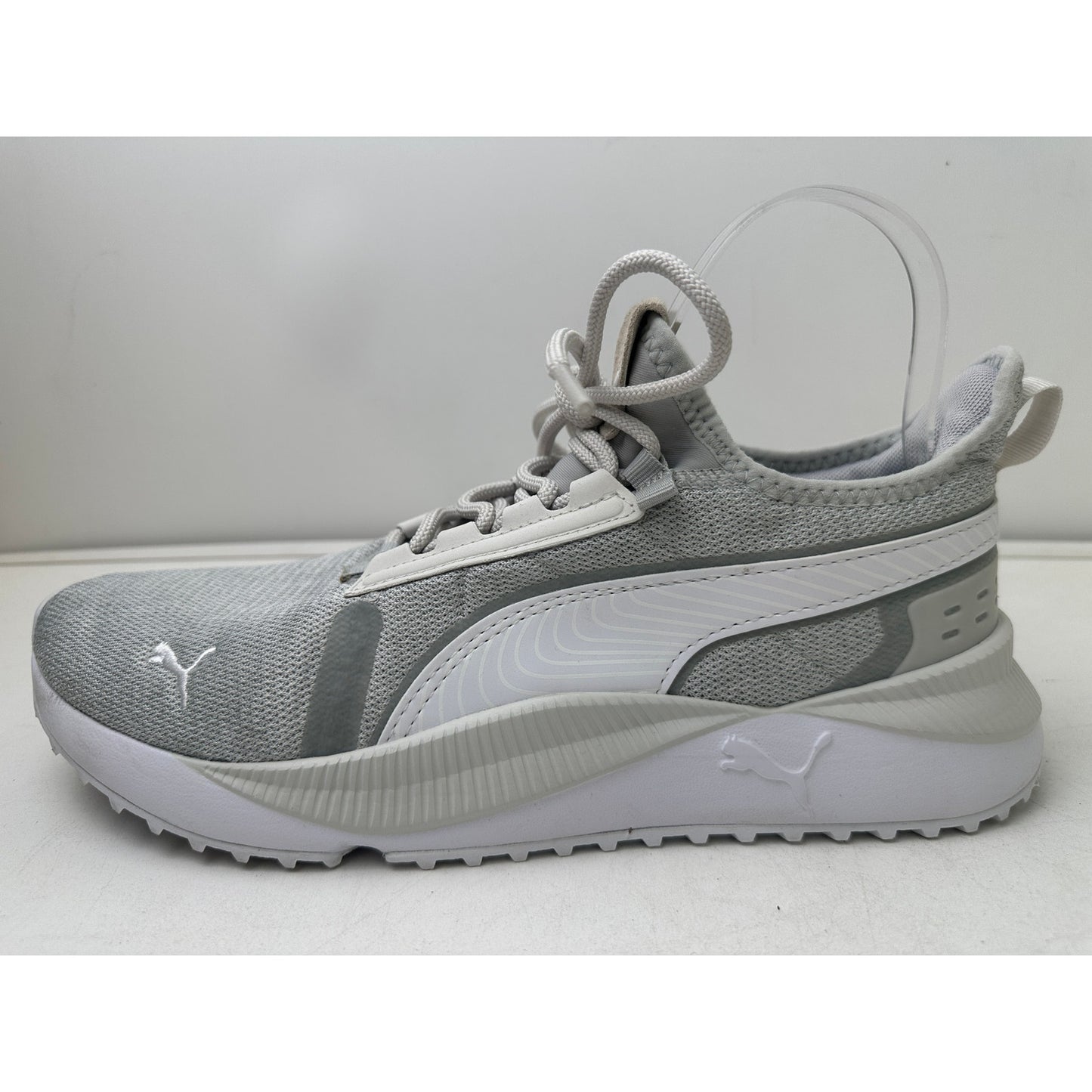 PUMA Pacer Future Street Plus Grey/White Sneakers Men's Sz 9.5