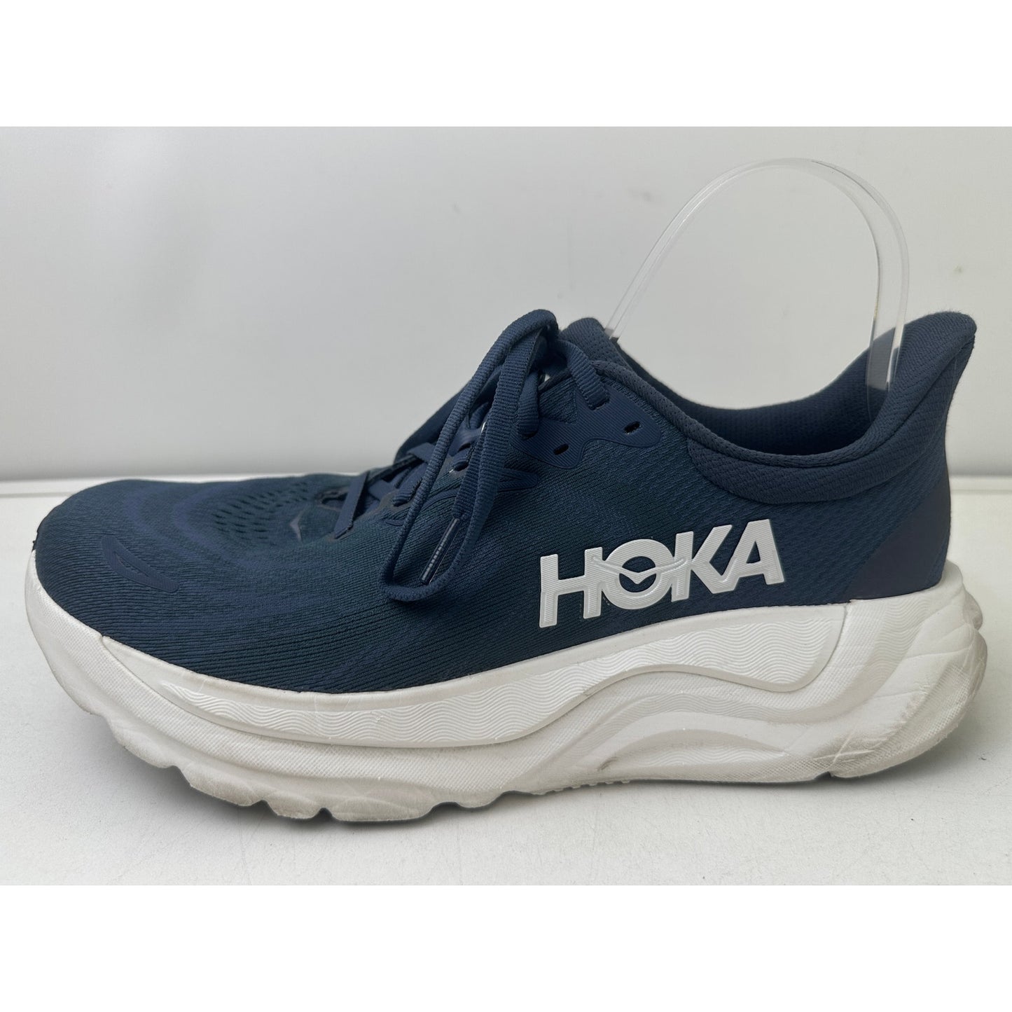 HOKA Arahi 8 Varsity Navy/White Running Shoes Men's Sz 9.5