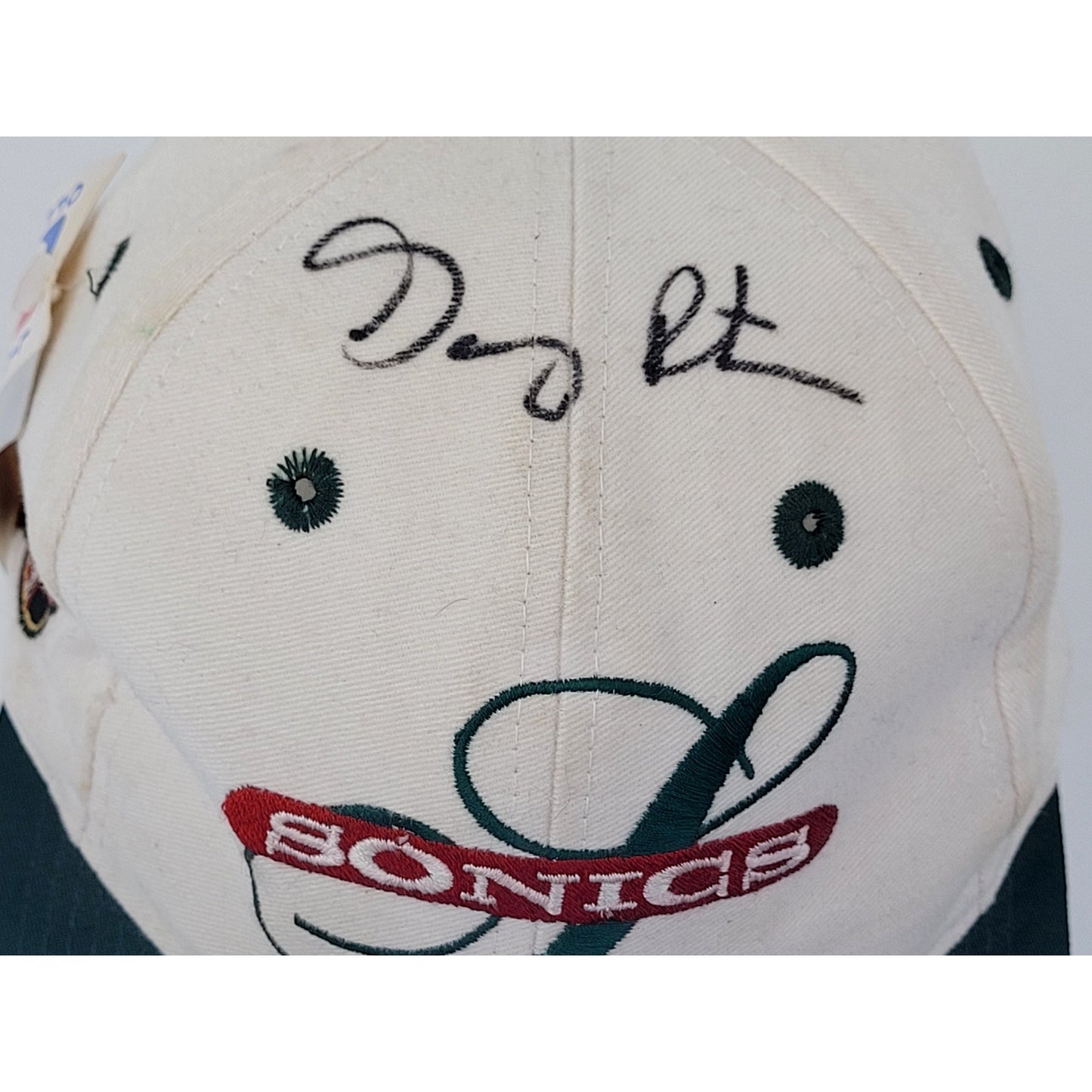 Vintage 1990s Seattle Sonics Snapback Hat Signed by Gary Payton NWT