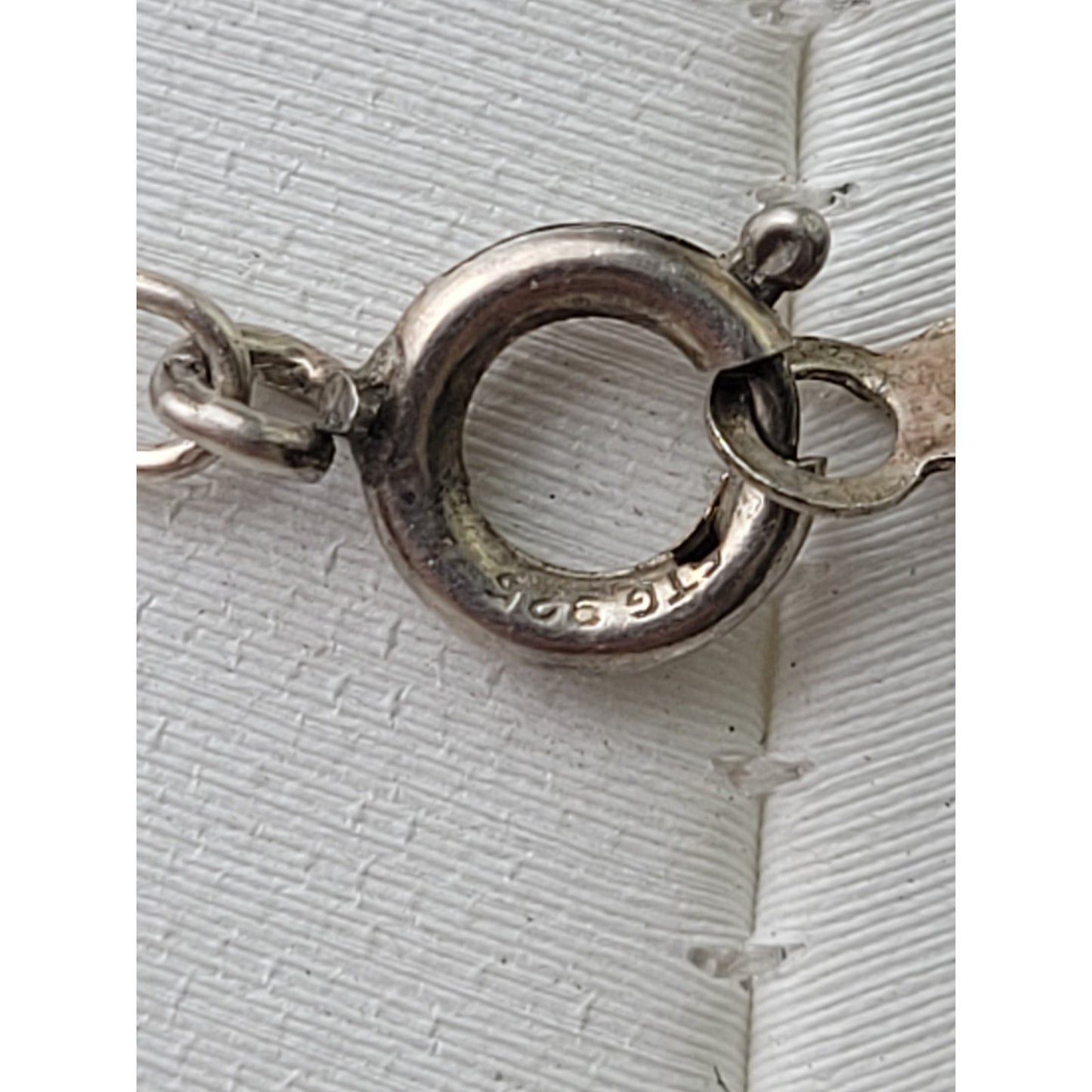Vintage Garnet Black Hills Gold Sterling Silver Heart on 925 18" Chain