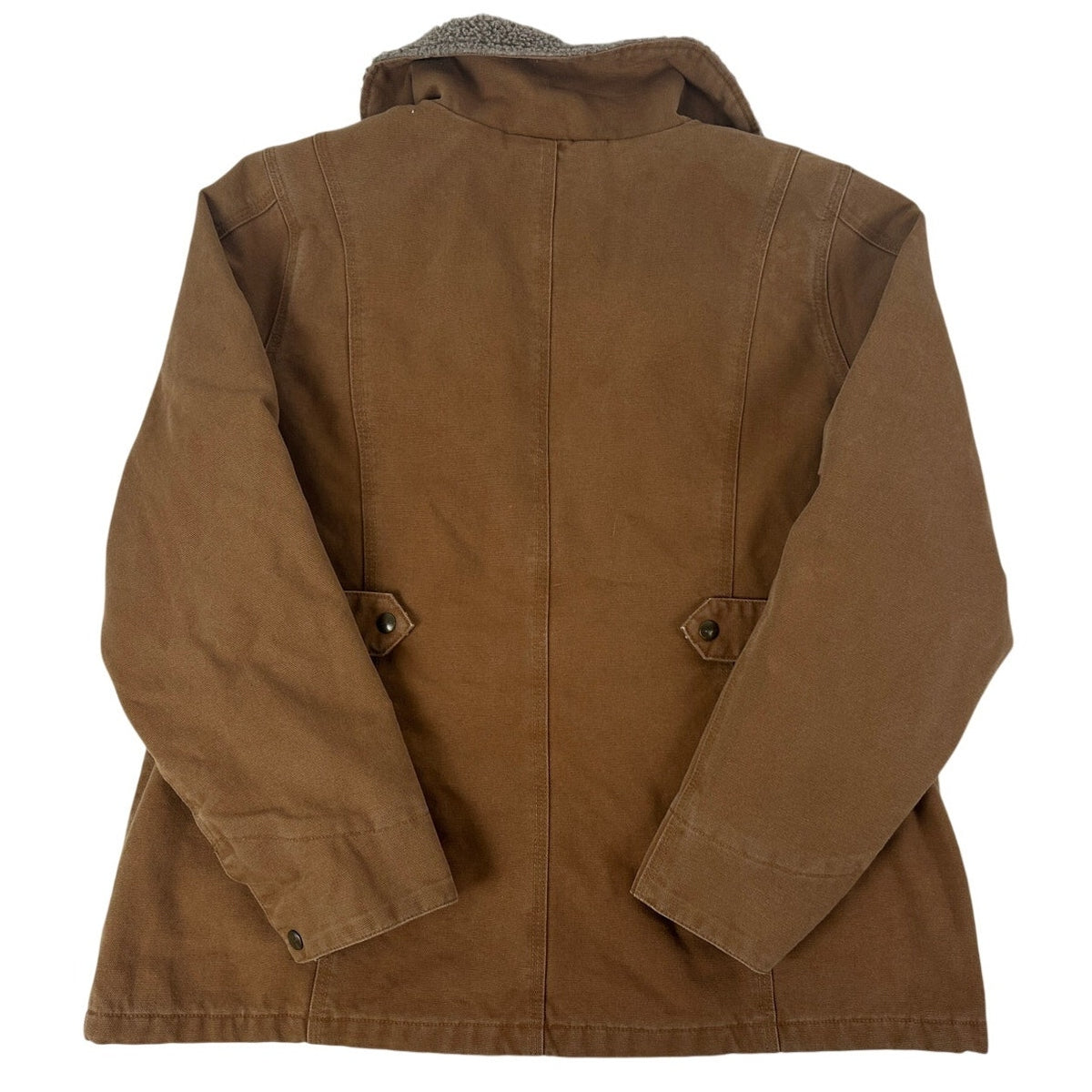 Carhartt Brown Weathered Duck Wesley Coat Women's Sz XL