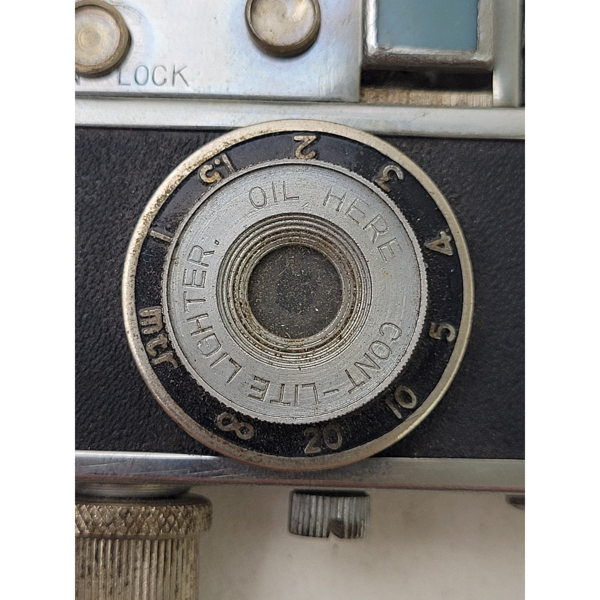 Vintage 1940s Cont-Lite Model Camera Lighter | Made in Japan