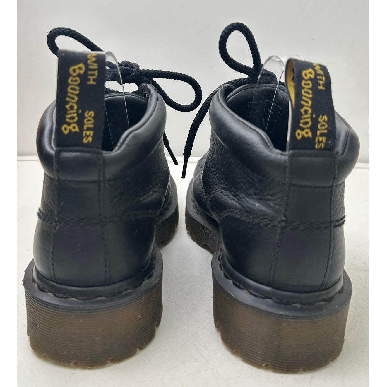 Vintage Dr. Martens Black Leather Chunky Monkey Boots (Women's 9/Men's 8) 41 EUC