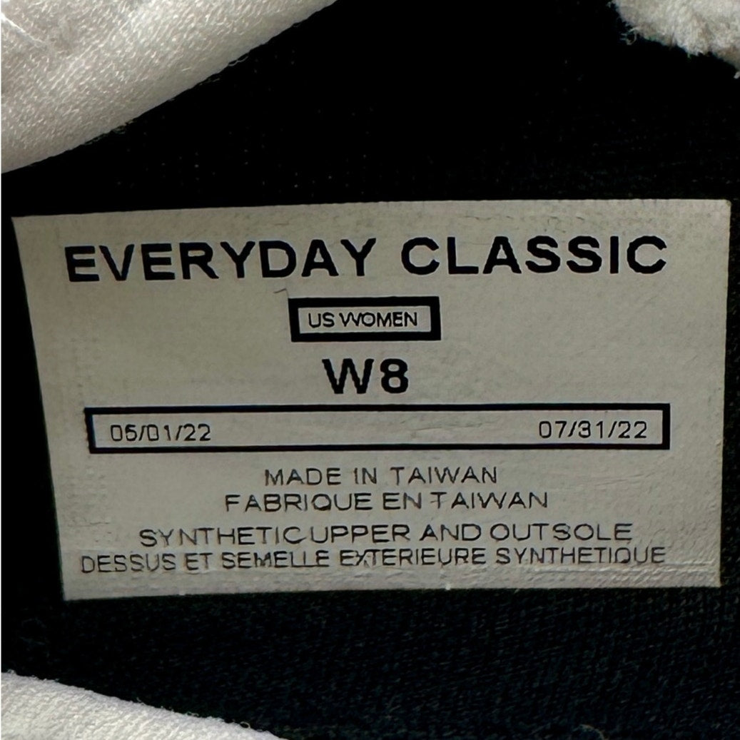 Vessi Everyday Classic Waterproof White/Grey Knit Sneakers Women's Sz 8