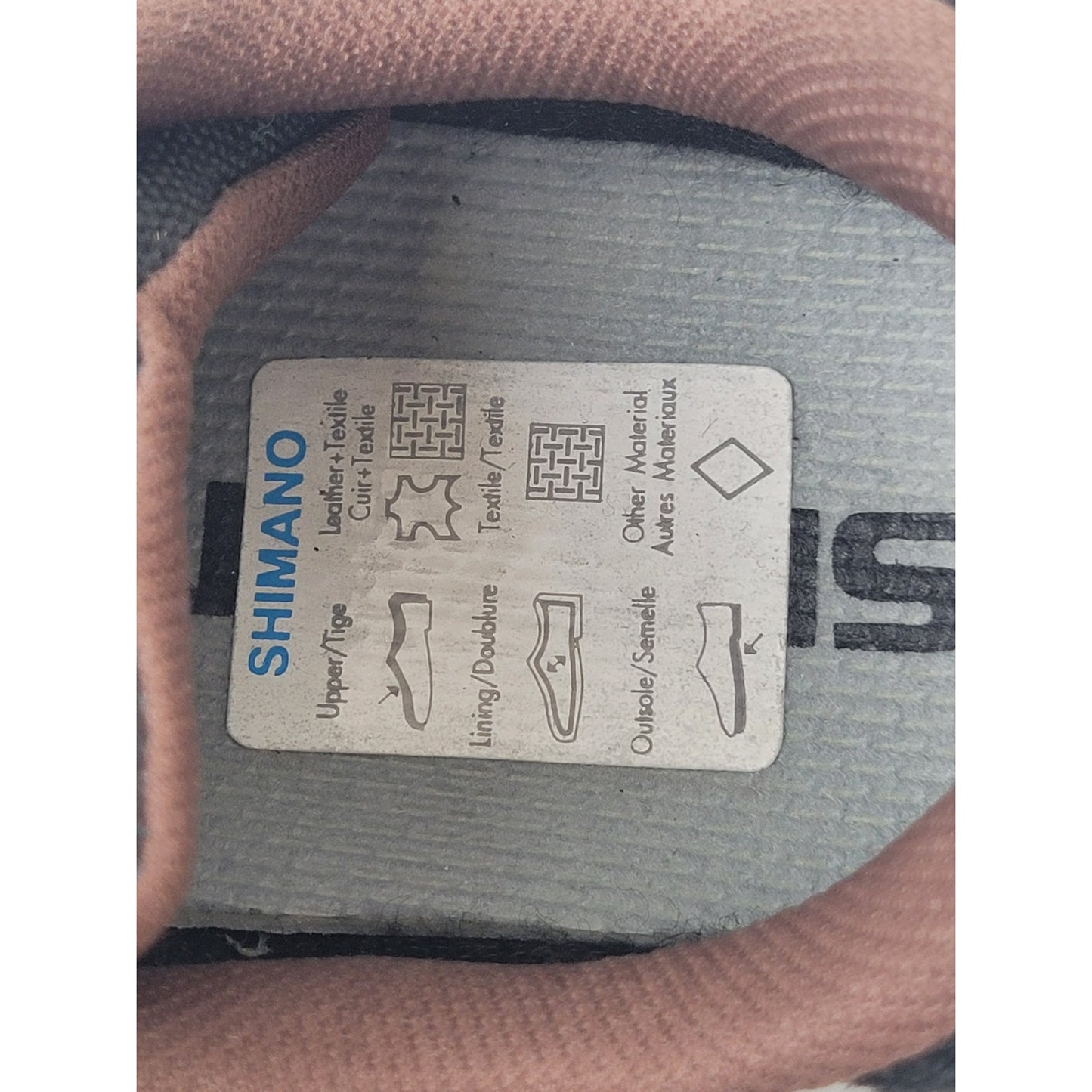 Shimano Leather Clip In Mountain Biking Shoes Women's Size 37 EU/6.5 US