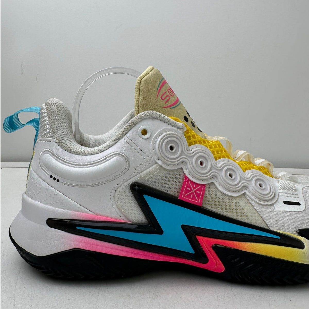 Li-Ning Wade Son of Flash 'Bright Yellow' Basketball Shoes - No Laces Men's Sz 9