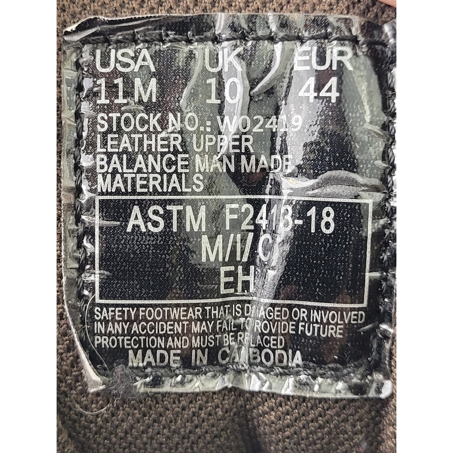 Wolverine Raider Steel-Toe 6" Leather Work Boots Men's Sz 11