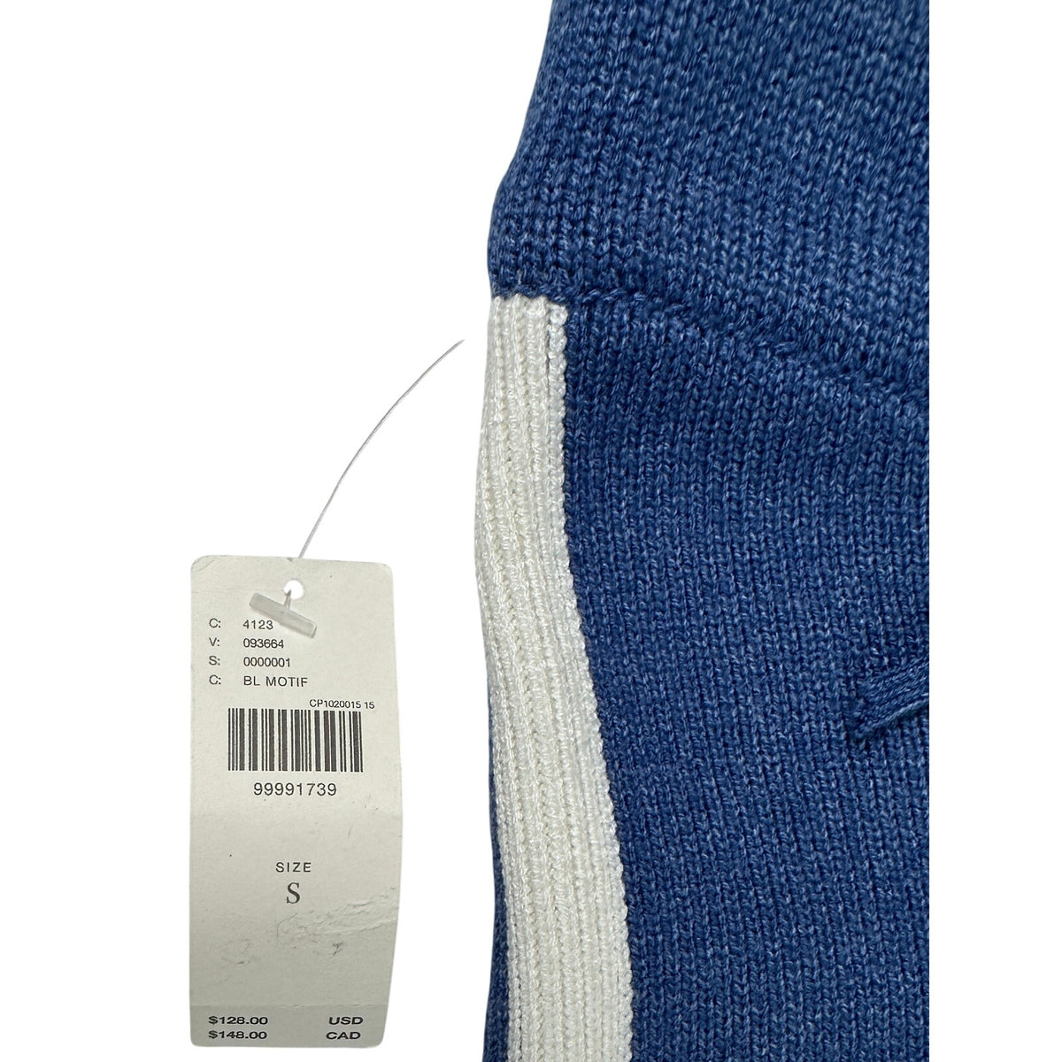 Maeve by Anthropologie Blue Knit Side-Stripe Track Pants Women's Sz S