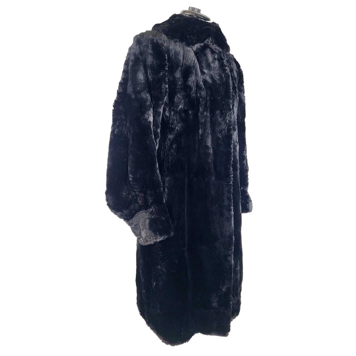 1920s-30s TA Chapman Co. Black Fur Coat Women's Sz XS EUC