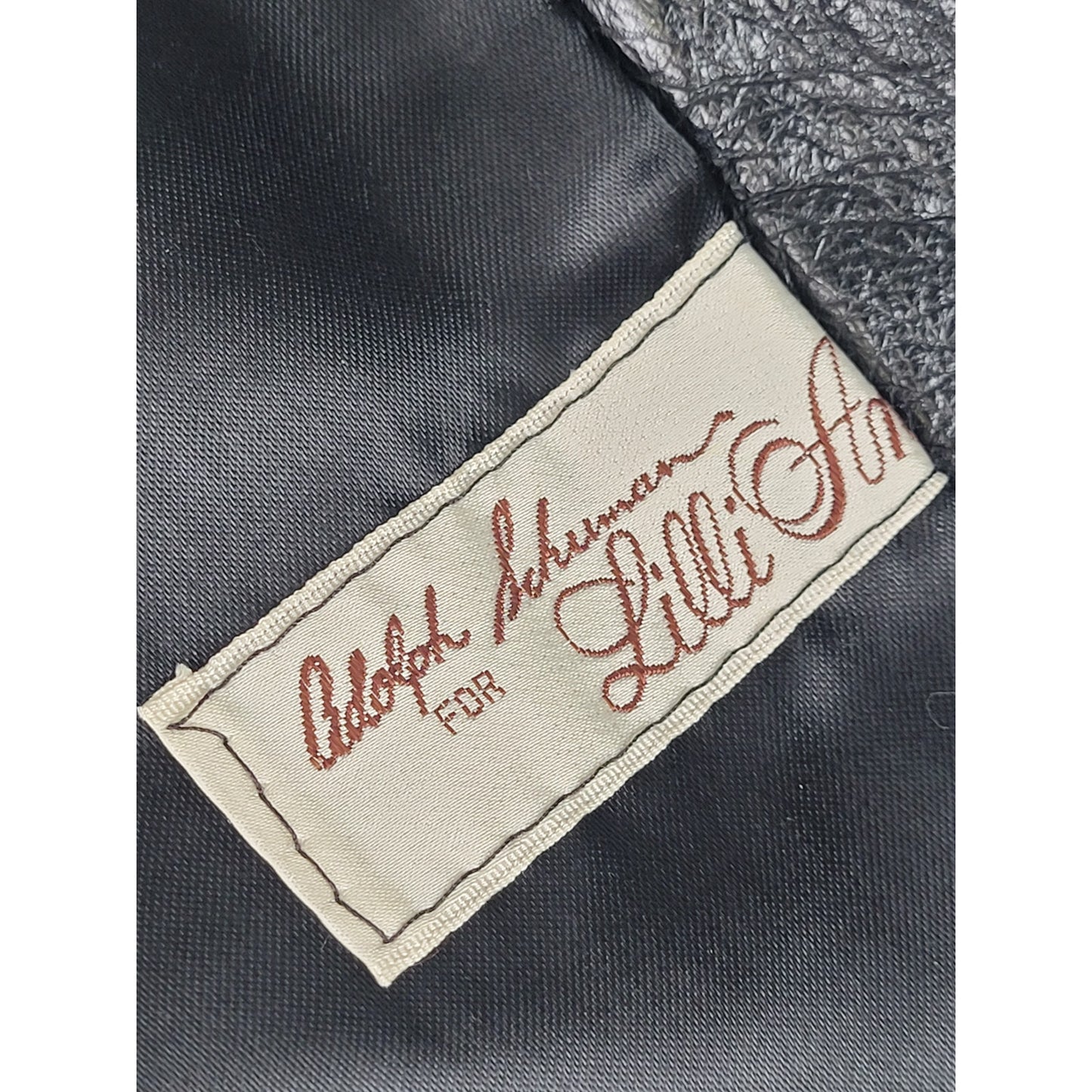 Vintage 1970-80s Adolph Shuman for I.Magnin Faux Fur Jacket Leather Trim Sz S/M