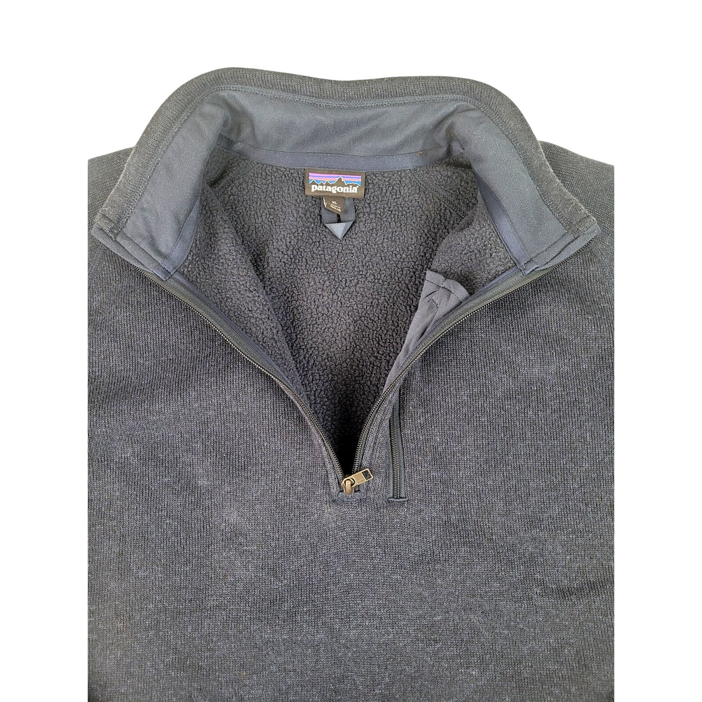 Patagonia Men's Better Sweater 1/4 Zip Fleece in New Navy Sz XL