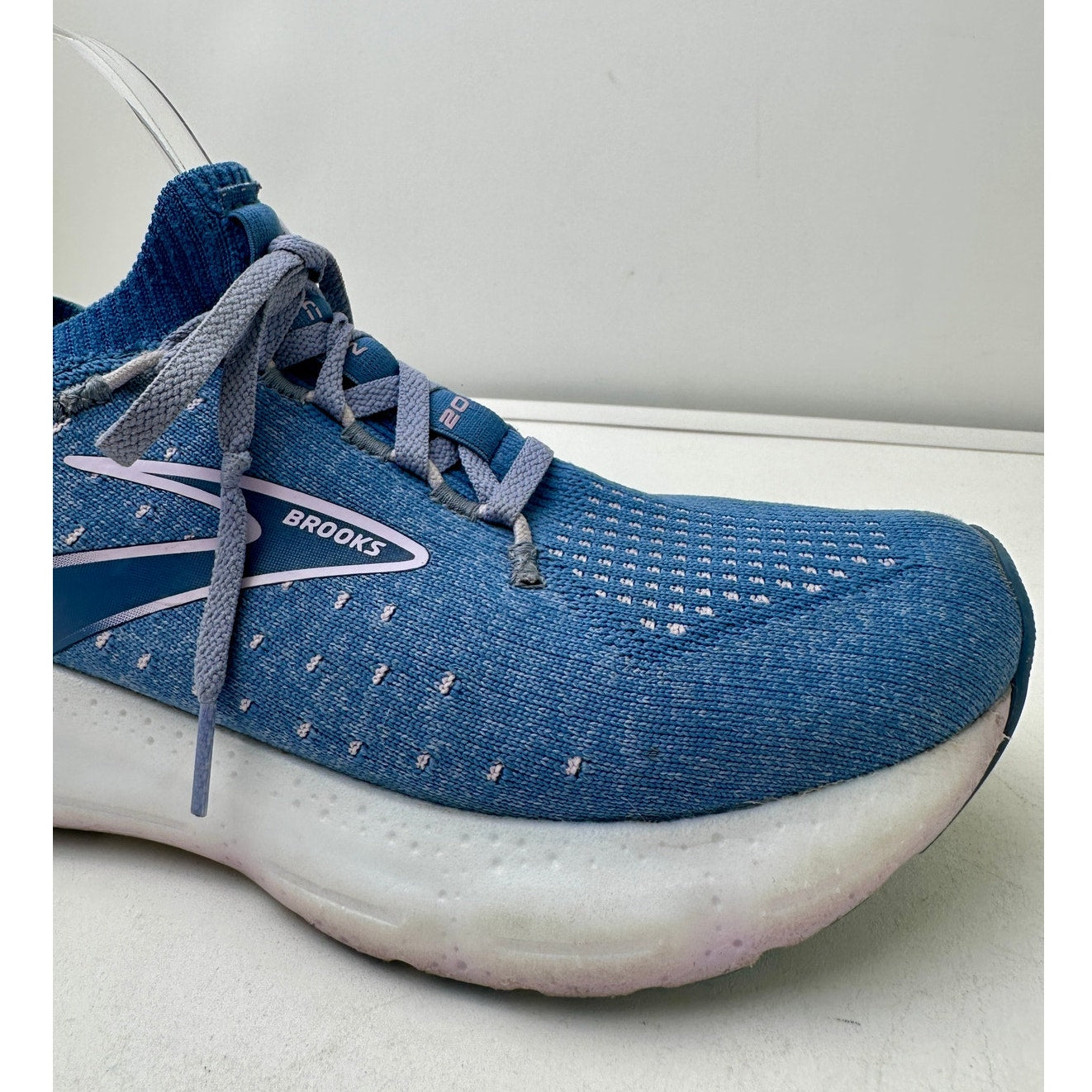 Brooks Glycerine StealthFit 20 Blue/Pastel Lilac Sneakers Women's Sz 7.5