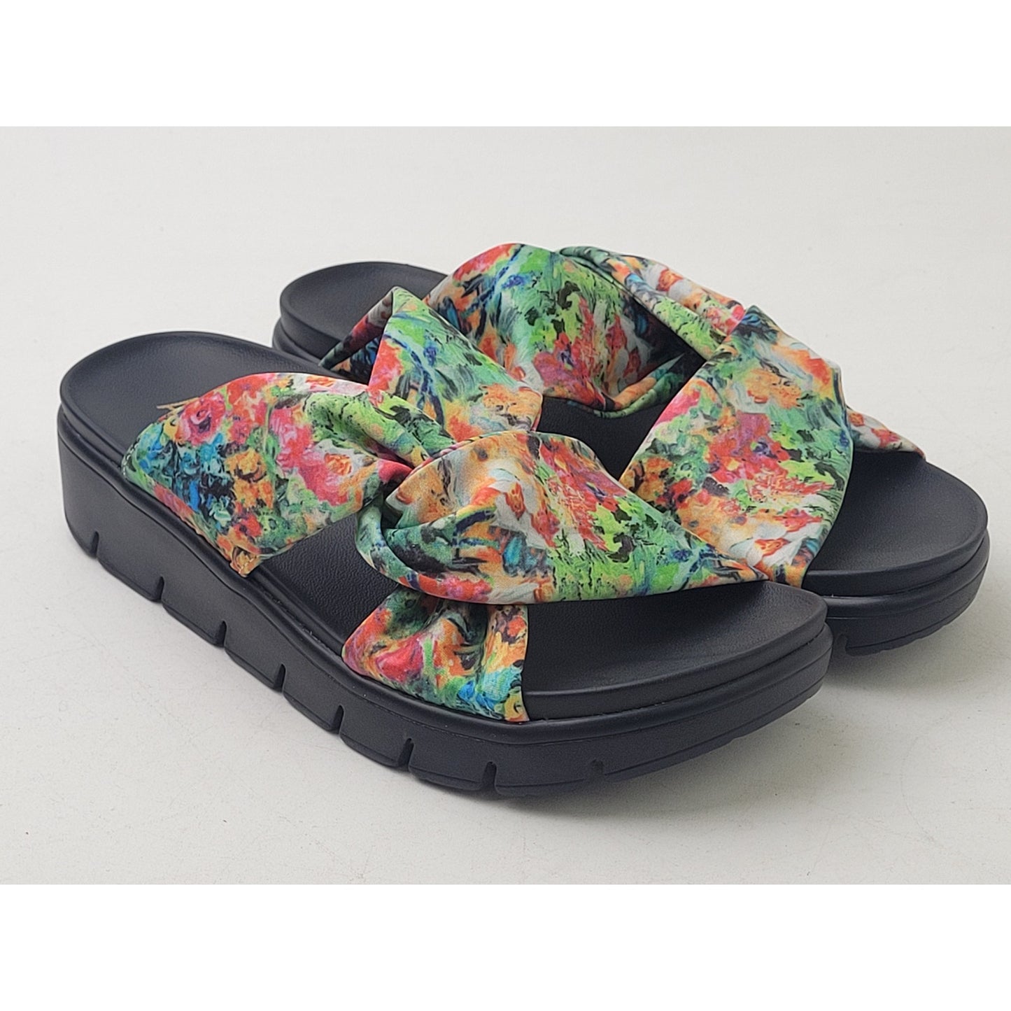 Alegria Mylee Sandal Colorful Floral & Black Women's Sz 36 (6)