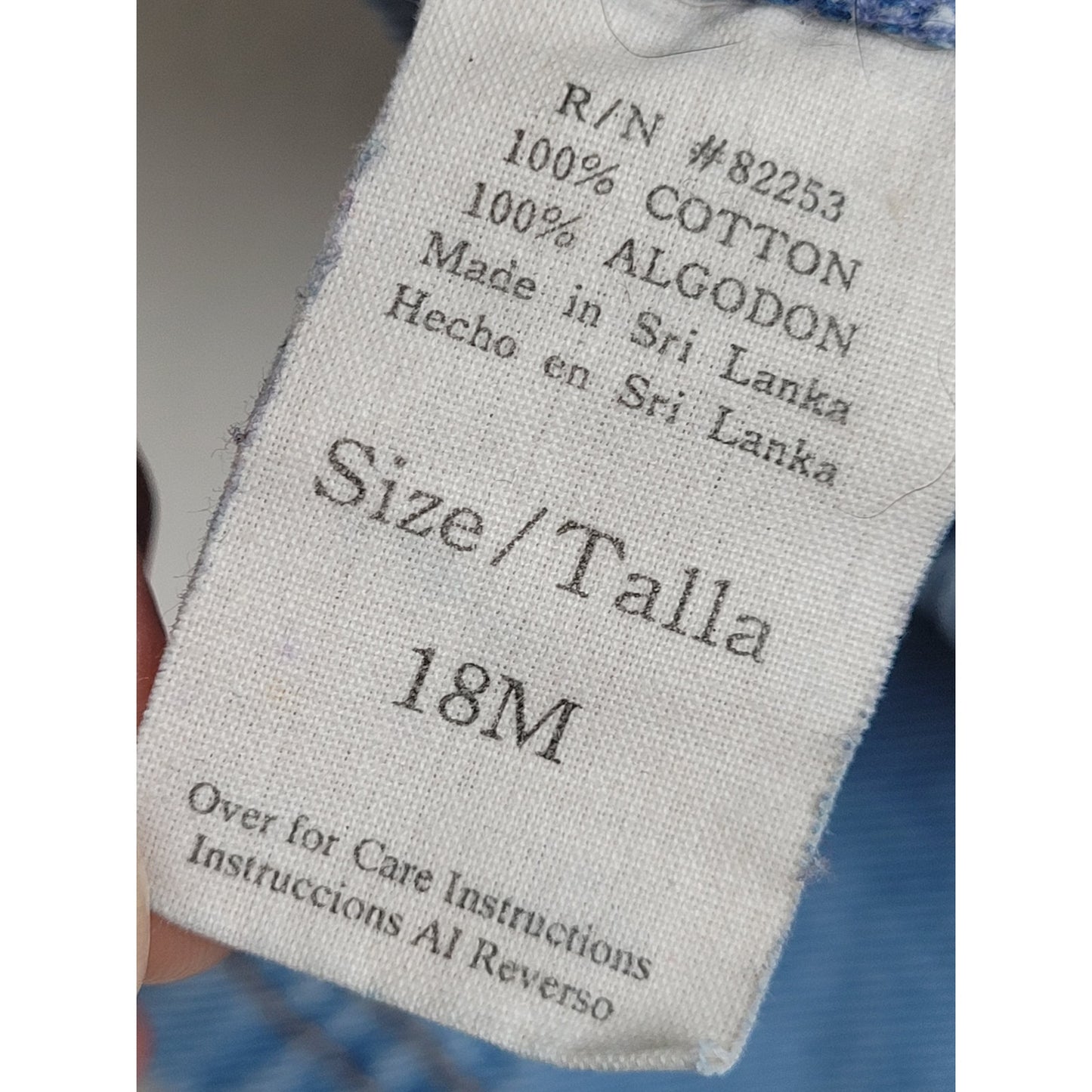 Vintage Micky & Co. Blue Denim Trousers w Embroidered Disney Characters Sz 18M