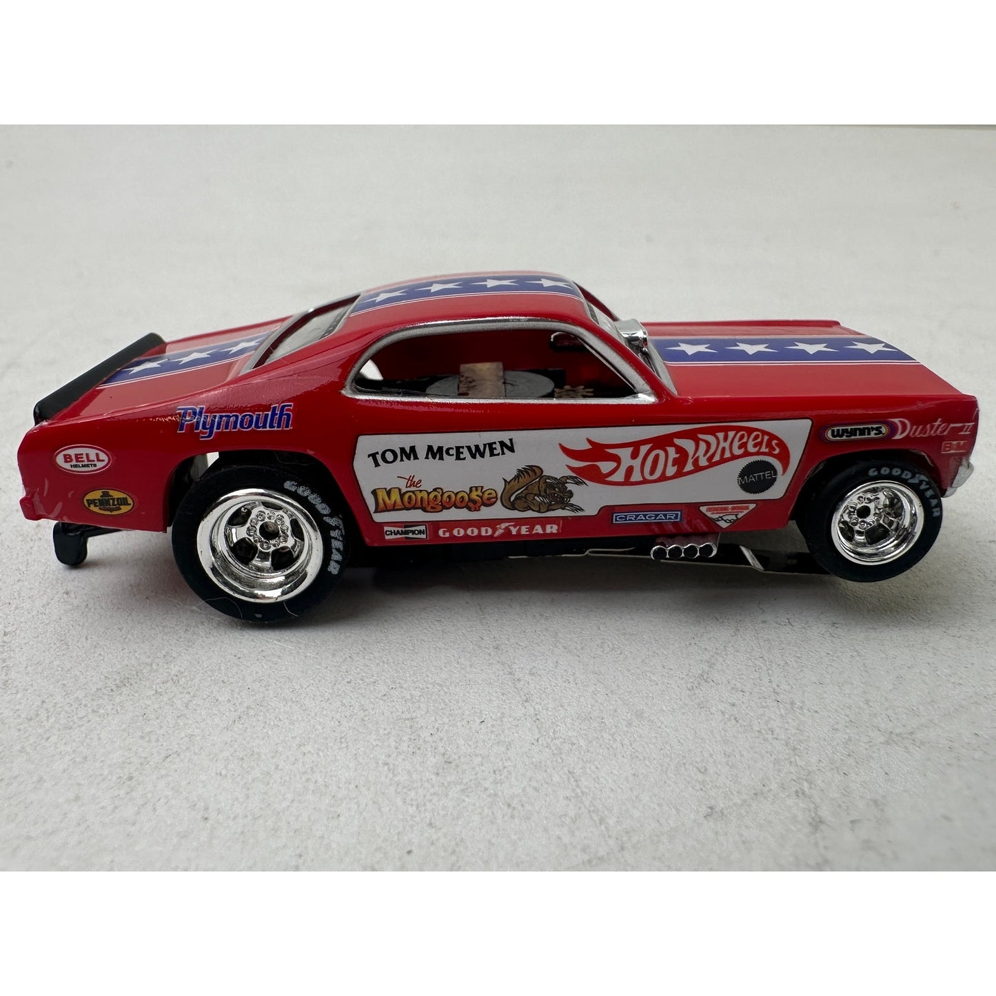 Auto World 4Gear Hot Wheels Snake & Mongoose HO Scale Slot Car 2-Pack Set