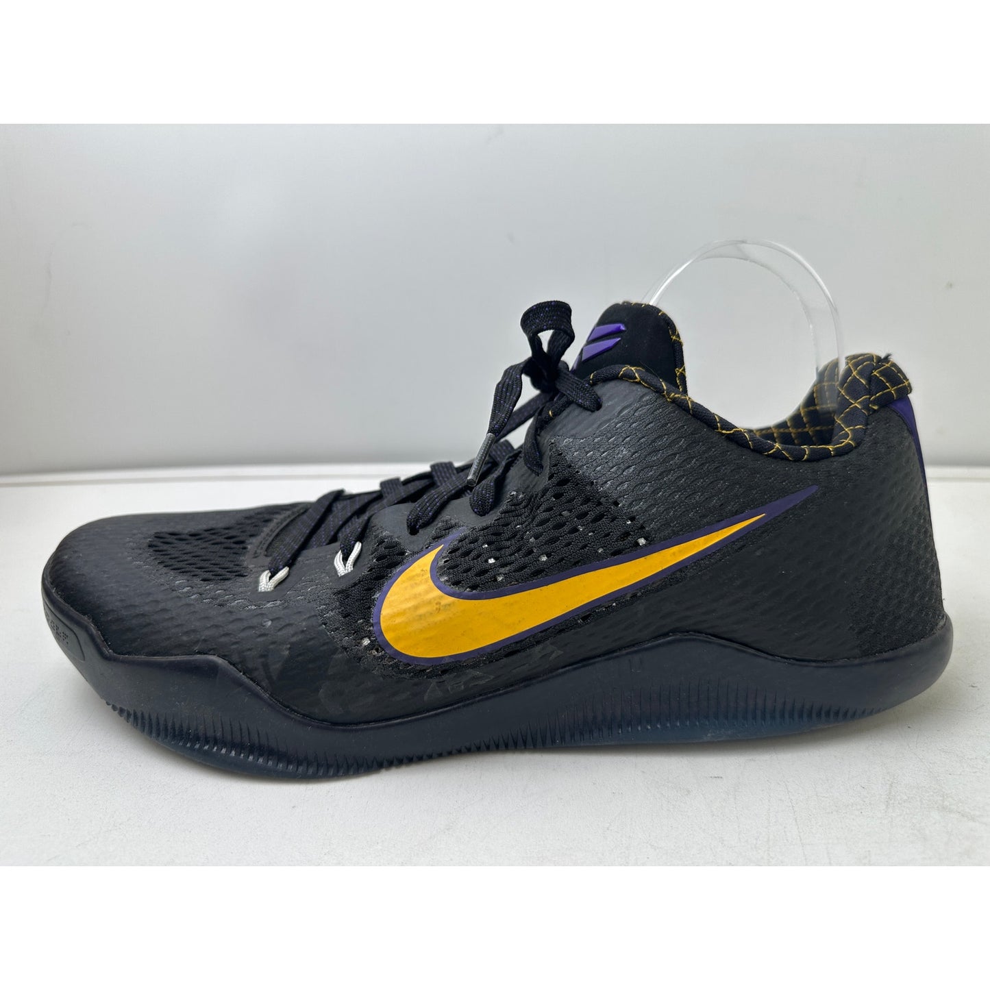 Nike Kobe 11 XI Low Carpe Diem Black/Court Purple/University Gold Sneakers Men's Sz 13