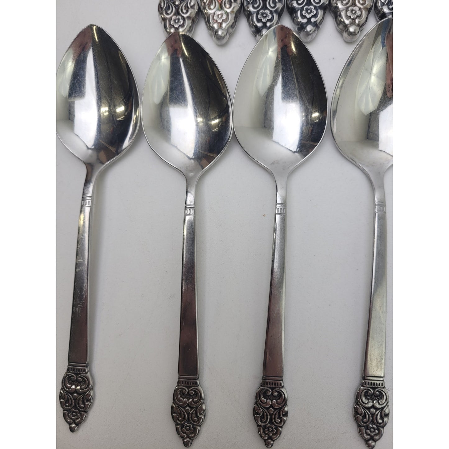 Vintage Oneida Community Stainless Nordic Crown Flatwear Set of 76