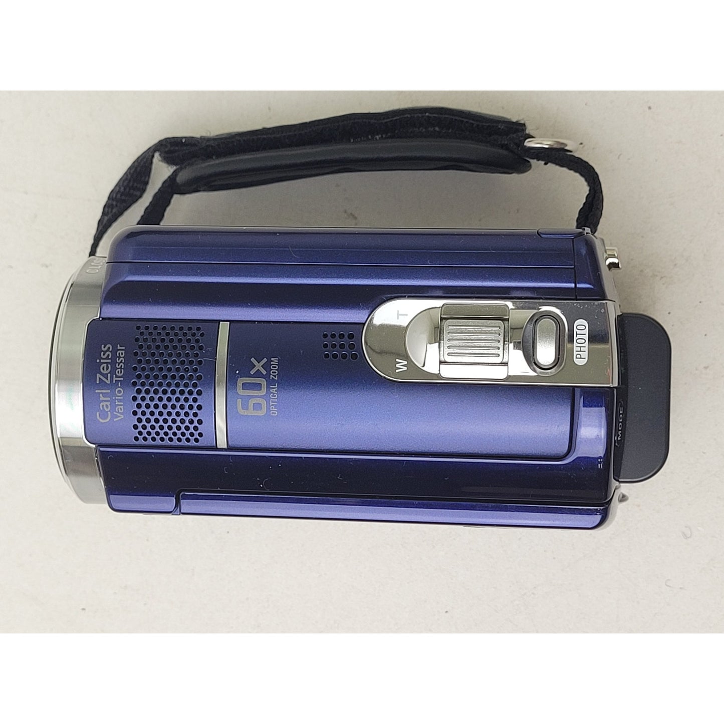 2010 Sony Handycam DCR-SR68 Digial Camcorder & Case | 60X Zoom | 80GB | Blue