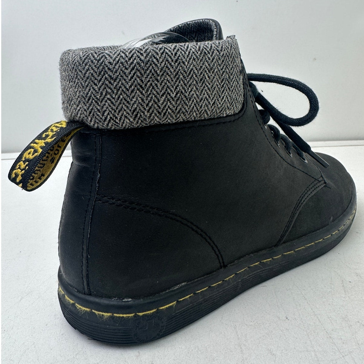 Dr. Martens Maelly Black Leather Boots Women's Sz 9