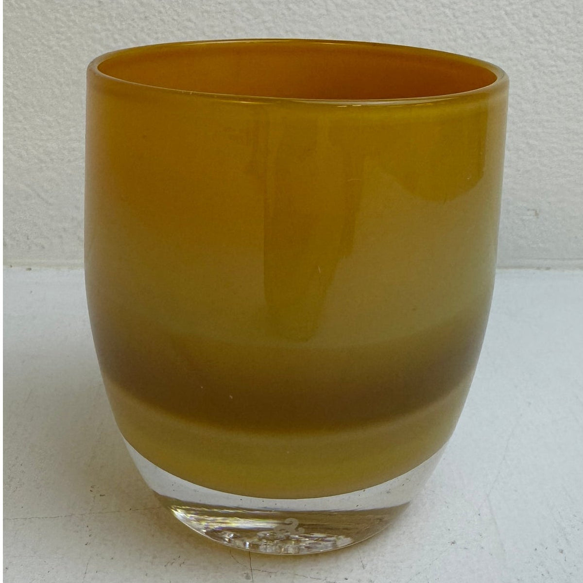 glassybaby Awesome Ain't Easy Hand-Blown Glass Candle Holder w/ Triskelion