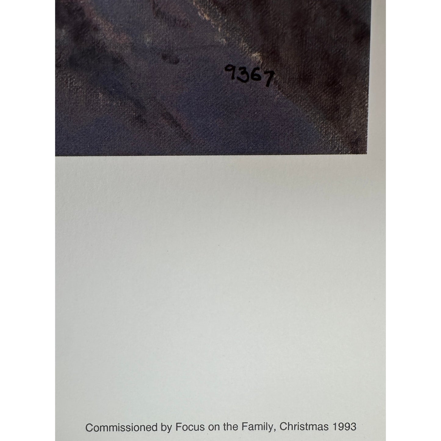 G. Harvey "Unto the Least of These" Limited Edition 1993 Christmas Print