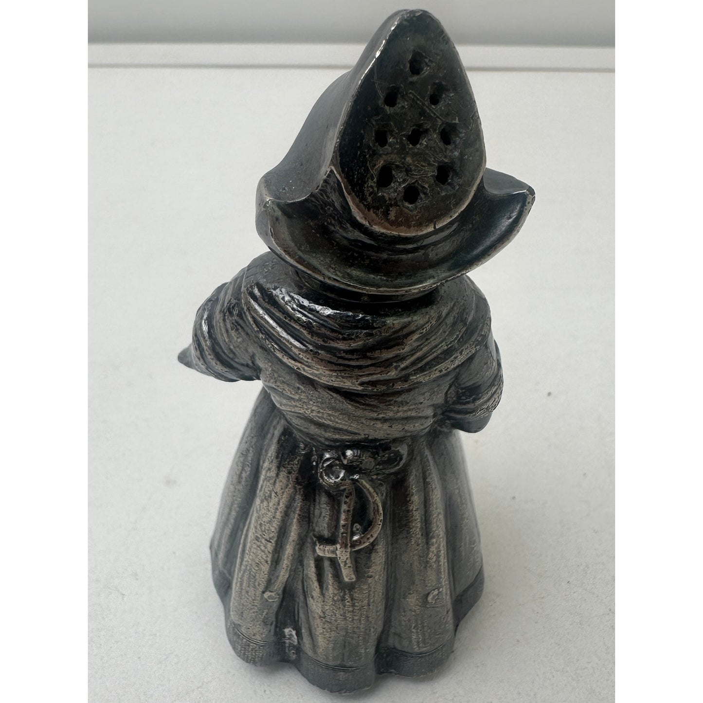 VTG MW Carr Holland Ware Dutch Boy & Girl Plated Salt & Pepper Shakers
