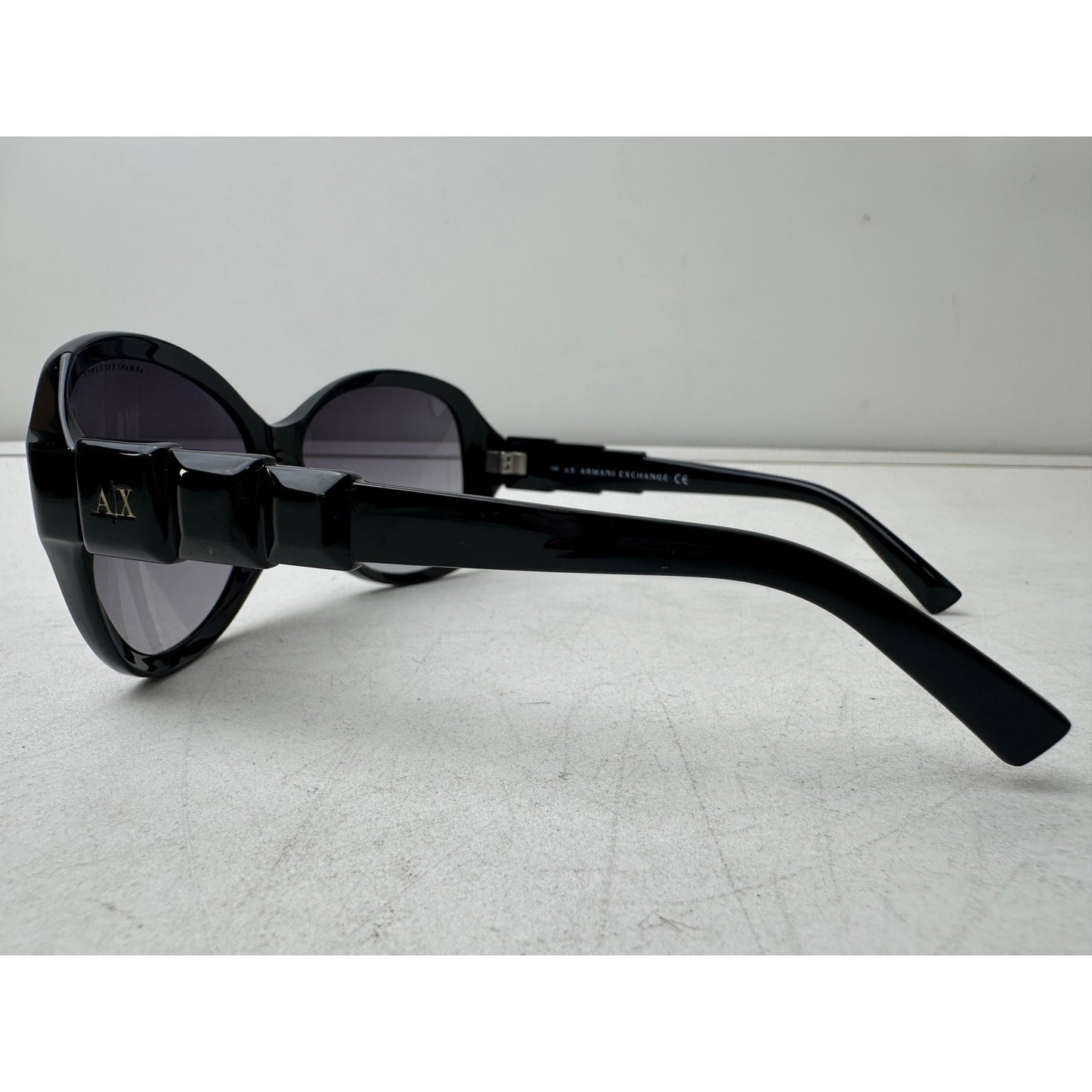 Armani Exchange AX161/S OD28 9C Black Oversized Women's Sunglasses